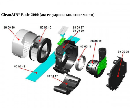 Сварочная маска Tecmen ADF-715S с поддувом «Муссон 2000»